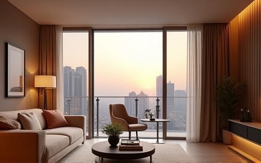 Thumbnail image of a luxury apartment interior in Doha for virtual tour portfolio