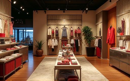 Thumbnail image of a stylish retail store interior in Doha for virtual tour portfolio